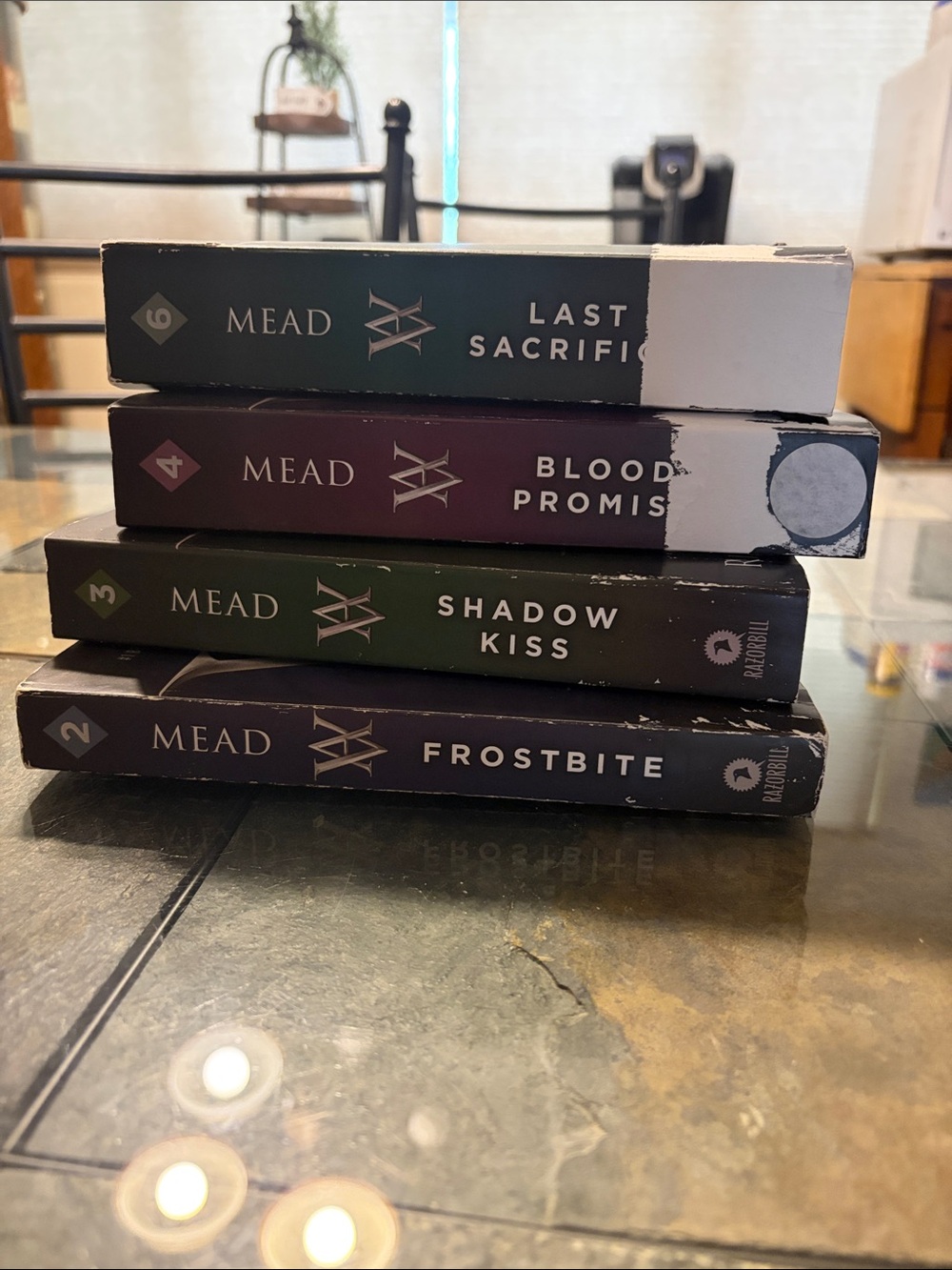 Richelle Mead Book Series: 2, 3, 4, and 6